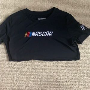 PATCHED NASCAR BLACK TEE